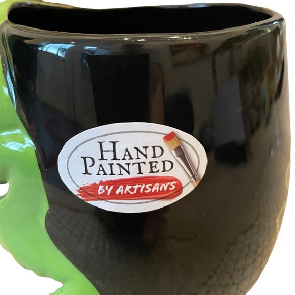 OOGIE BOOGIE Nightmare Before Christmas Jumbo 3D Mug Hand Painted Disney NEW - Picture 9 of 12